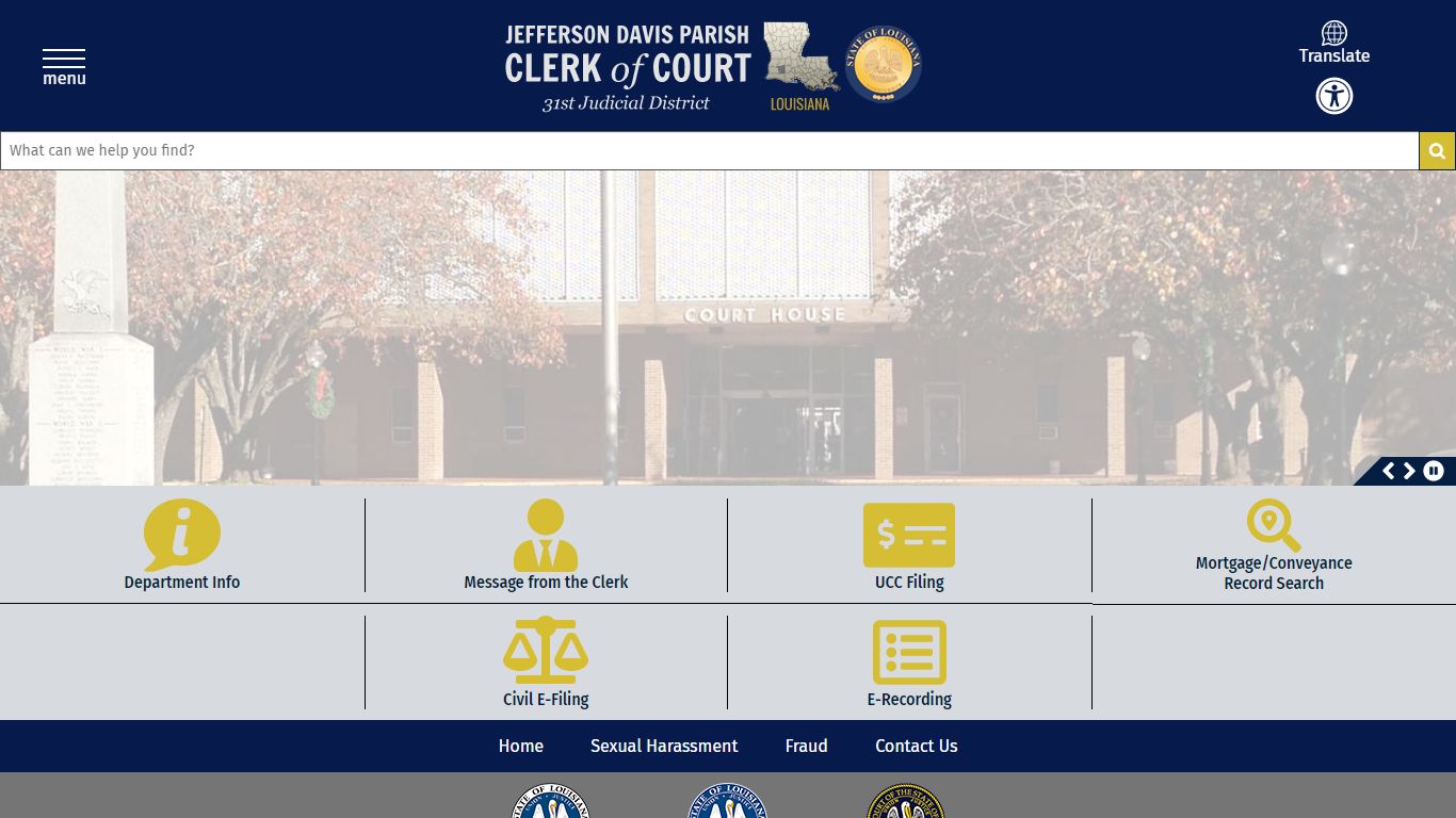 Jefferson Davis Parish Clerk of Court - Jennings, LA